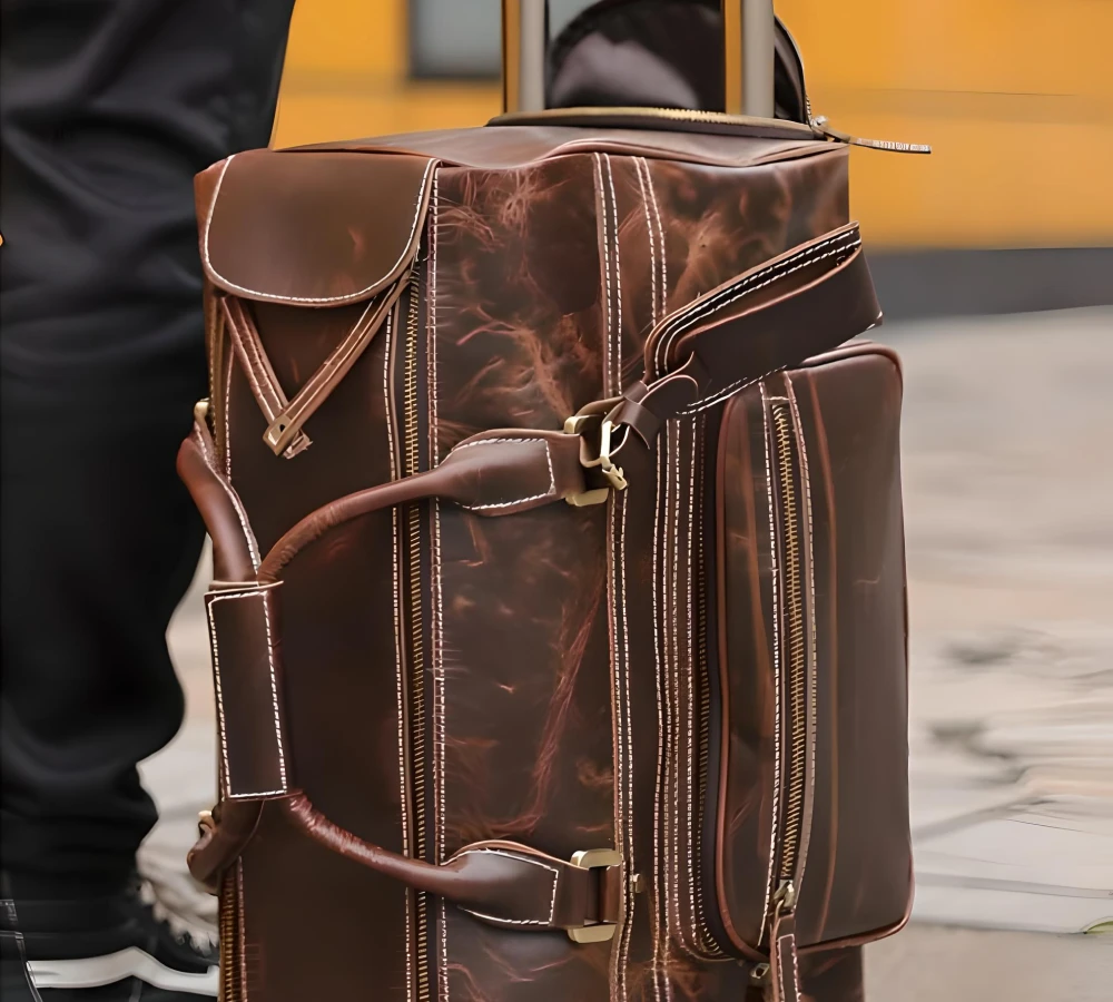 two wheeled luggage